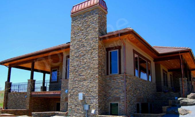 Dry Stacked Stone House