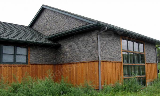 Natural Stacked Stone Veneer Example